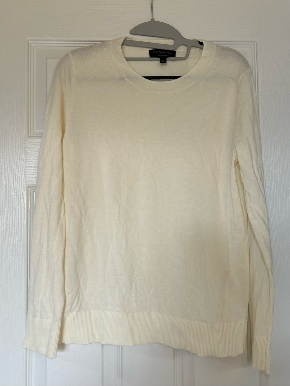 Banana Republic Soft Cream Crewneck Sweater